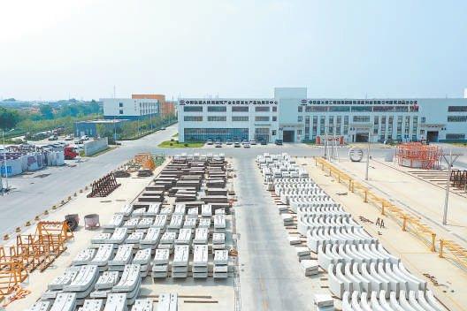 装配式建筑预制构件生产堆场